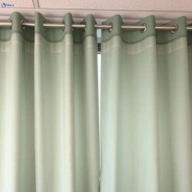 Stained curtain before professional treatment in millers-point-nsw